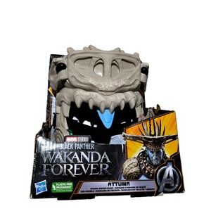 Marvel Studios Black Panther Wakanda Forever Attuma Shark Armor‎ Mask Hasbro 5+